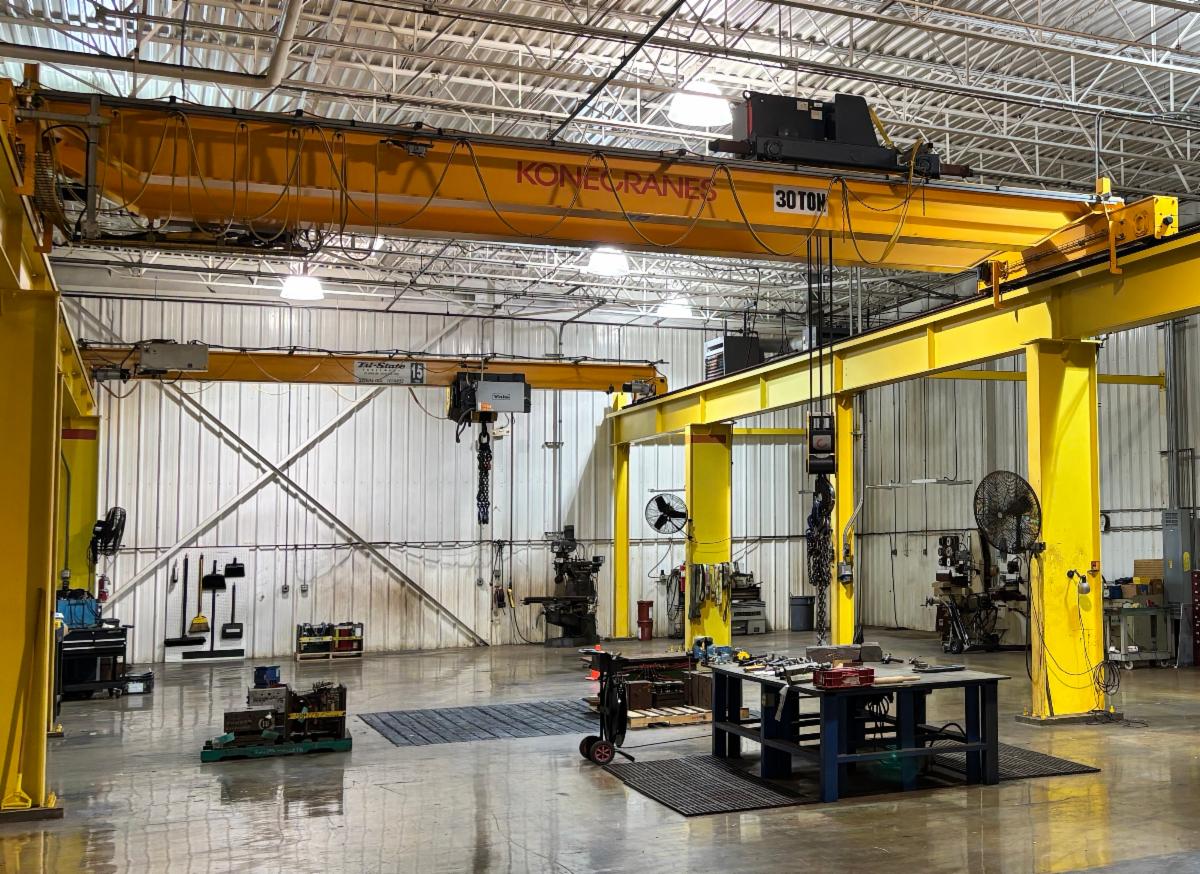 Kones 30-Ton / TriState 15-Ton Overhead Crane